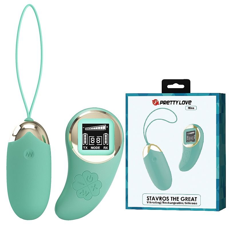 Bullet com Controle Remoto com LED - Mina - Pretty Love - Verde