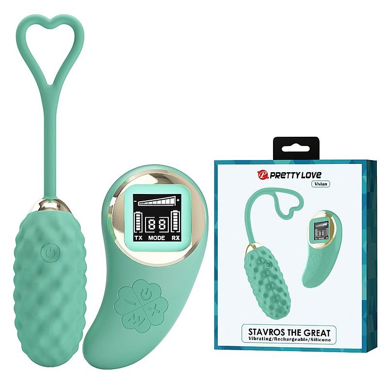 Bullet com Controle Remoto com LED - Mina - Pretty Love - Verde