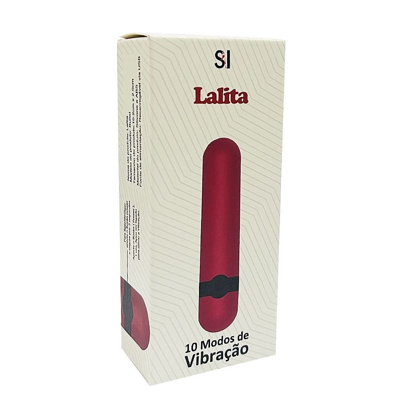 Bullet com Vibrador - Lalita - Vinho