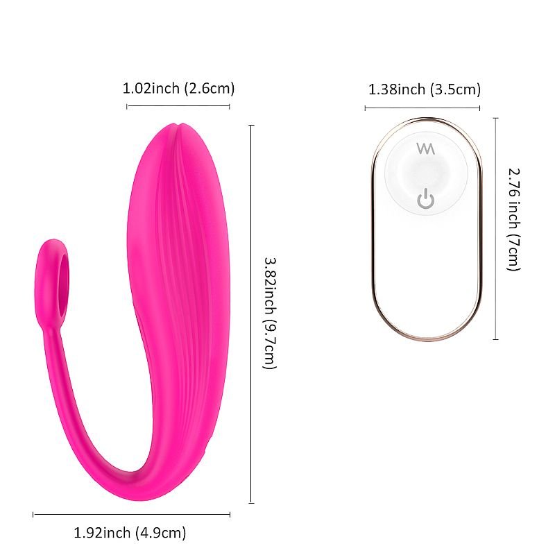 Bullet com Vibro e Controle Remoto - TULIP 3 - S-Hande - Pink