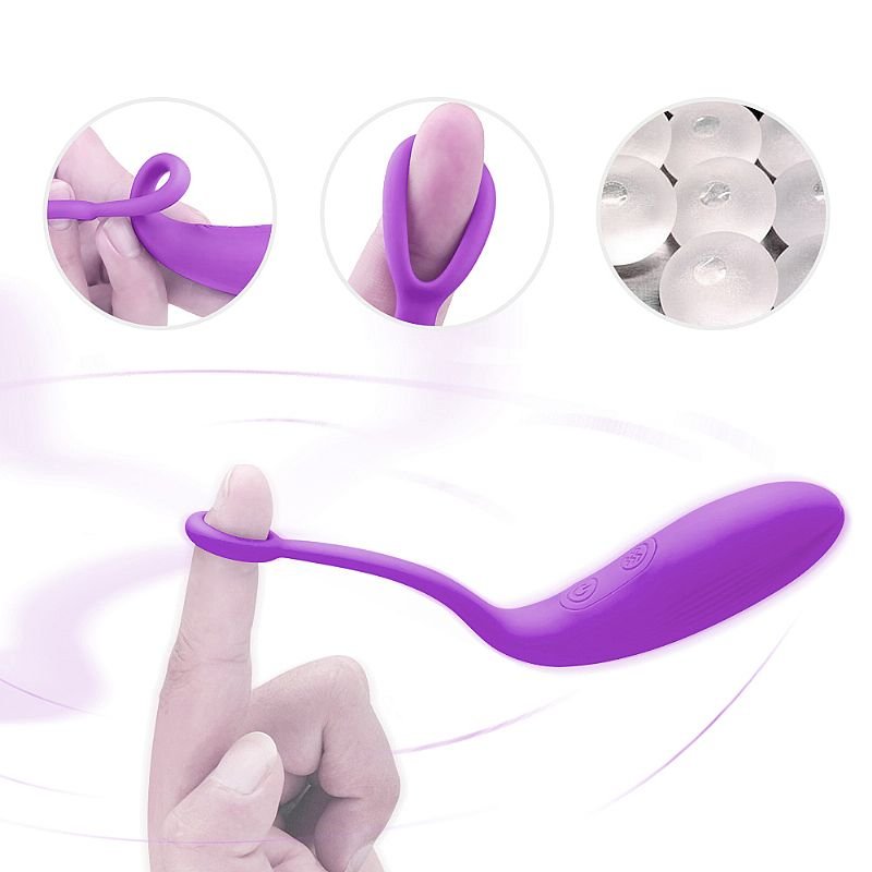 Bullet com Vibro e Controle Remoto - TULIP 3 - S-Hande - Roxo