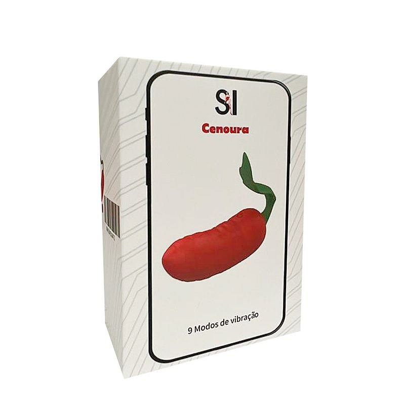 Bullet em Formato de Cenoura / Vegetais - À Longa distância App - 9,6 x 3,1cm