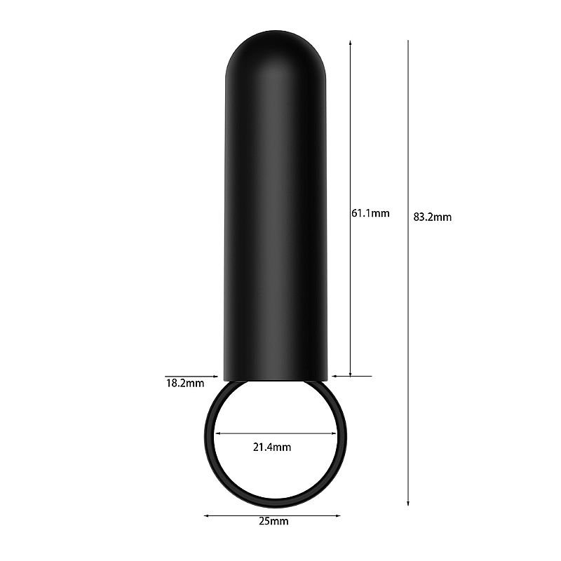 Bullet Recarregável - 8.3 x 1.8