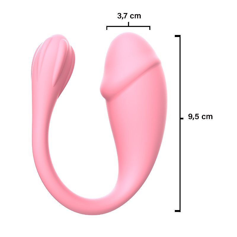 Bullet Recarregável - À Longa distância - SI - APP - Rosa