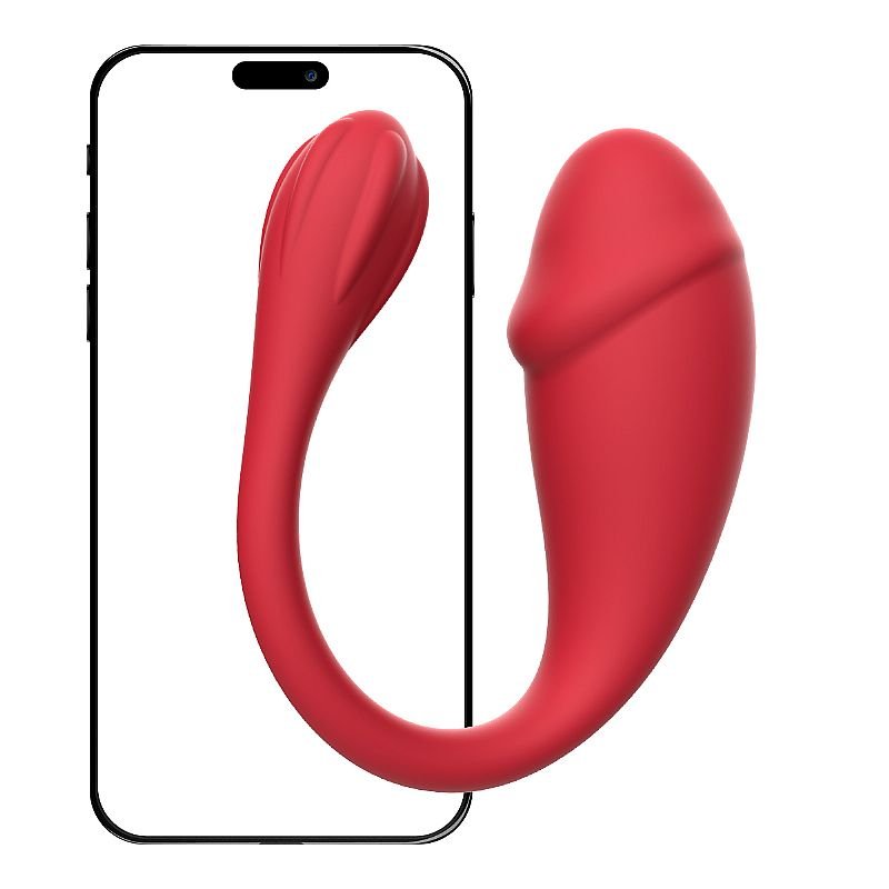 Bullet Recarregável - À Longa distância - SI - APP - Vermelho