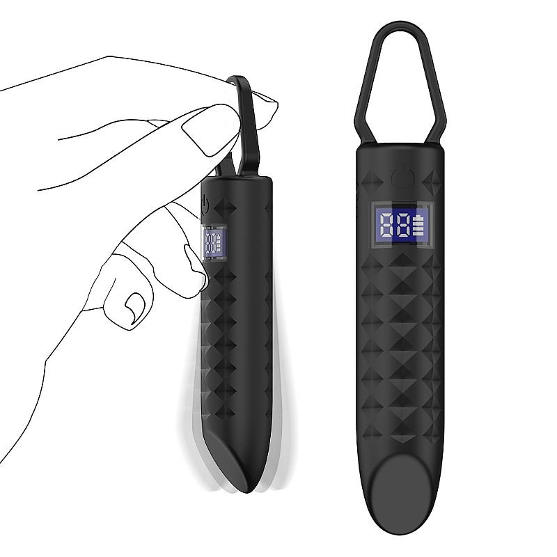 Bullet Recarregável com Visor LED - 9,2 X 1,8cm