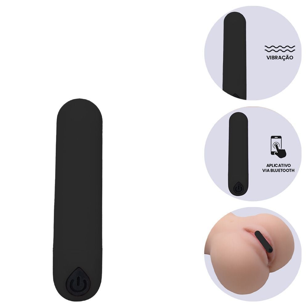Bullet Wireless 10 Vibrações Via App Youvibe Vipmix