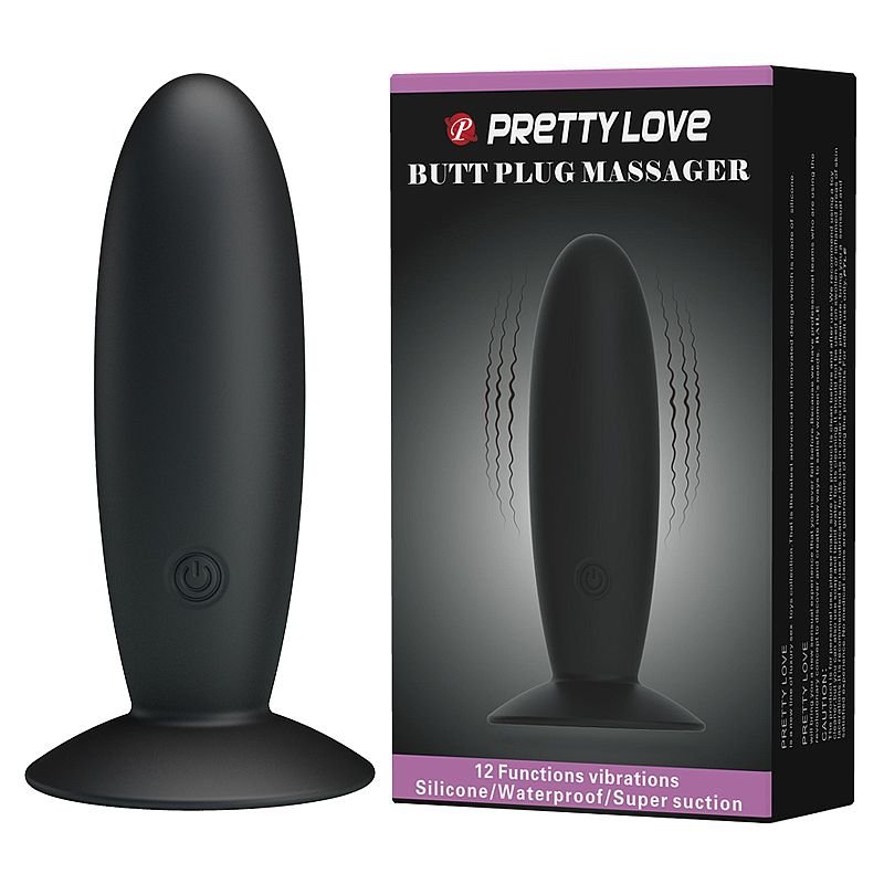 Butt Plug com vibrador - Pretty Love
