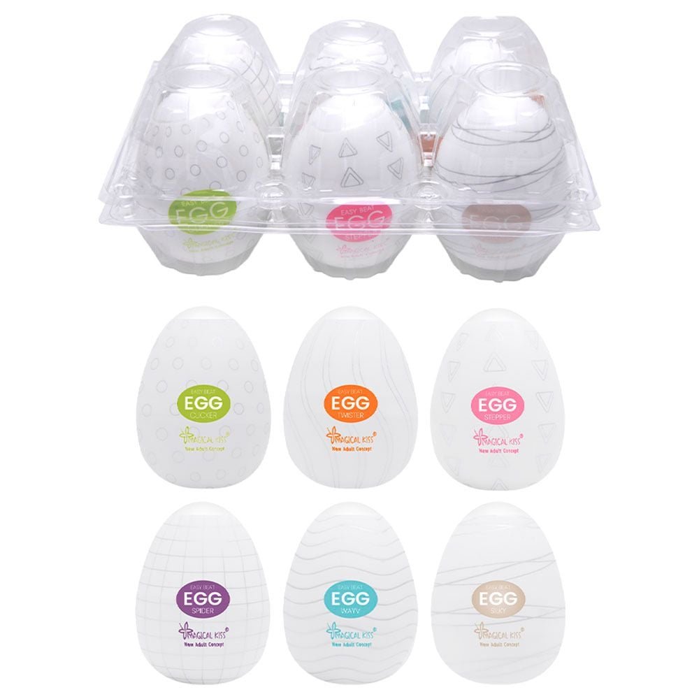 Caixa 06 Unidades Egg Magical Kiss Sensual Love