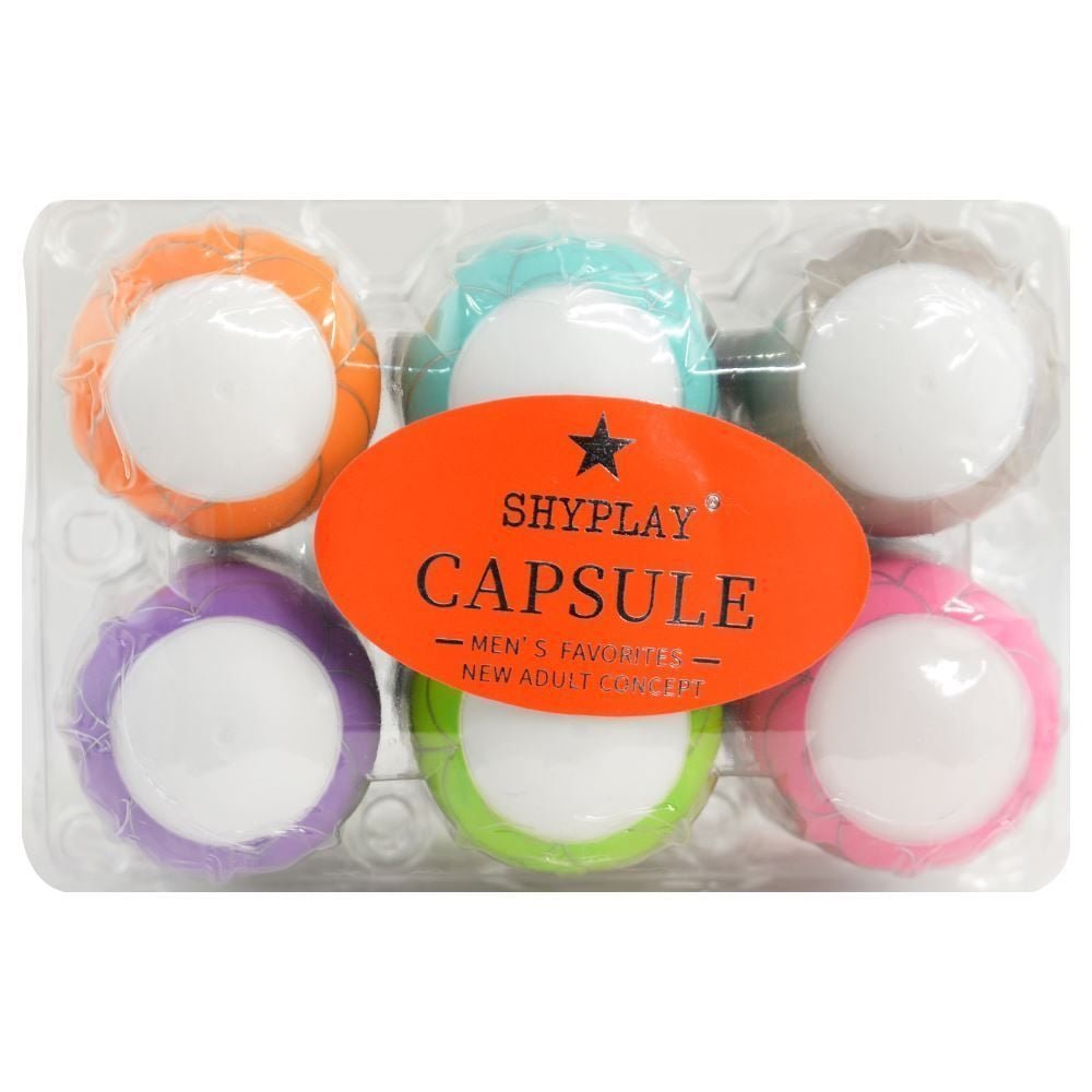 Caixa 6 Capsule Egg Masturbador Magical Kiss