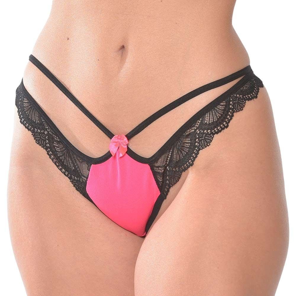 Calcinha Personalizável Detalhe Renda Yaffa