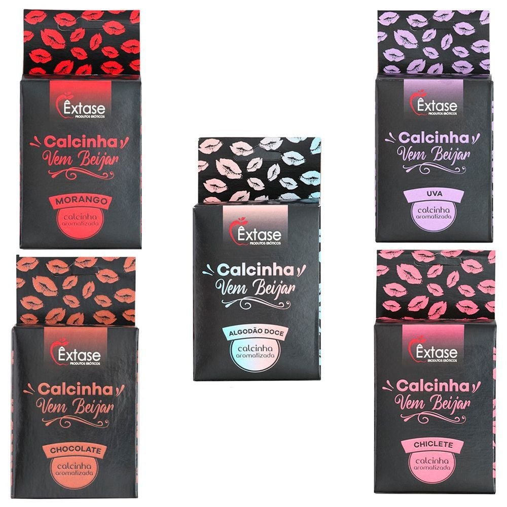 Calcinha Vem Beijar Perfumada êxtase