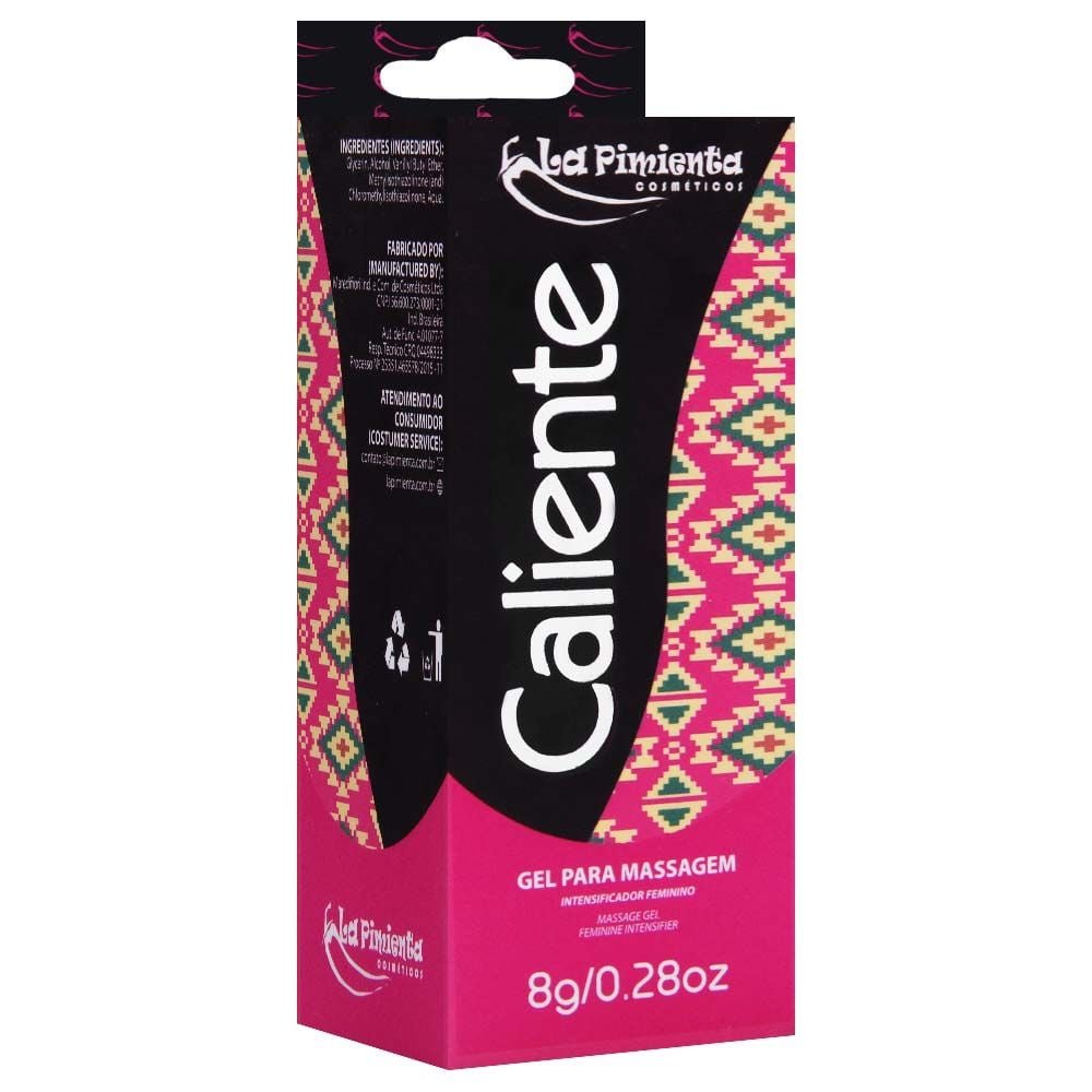 Caliente Gel Excitante Intenso Feminino 8g La Pimienta