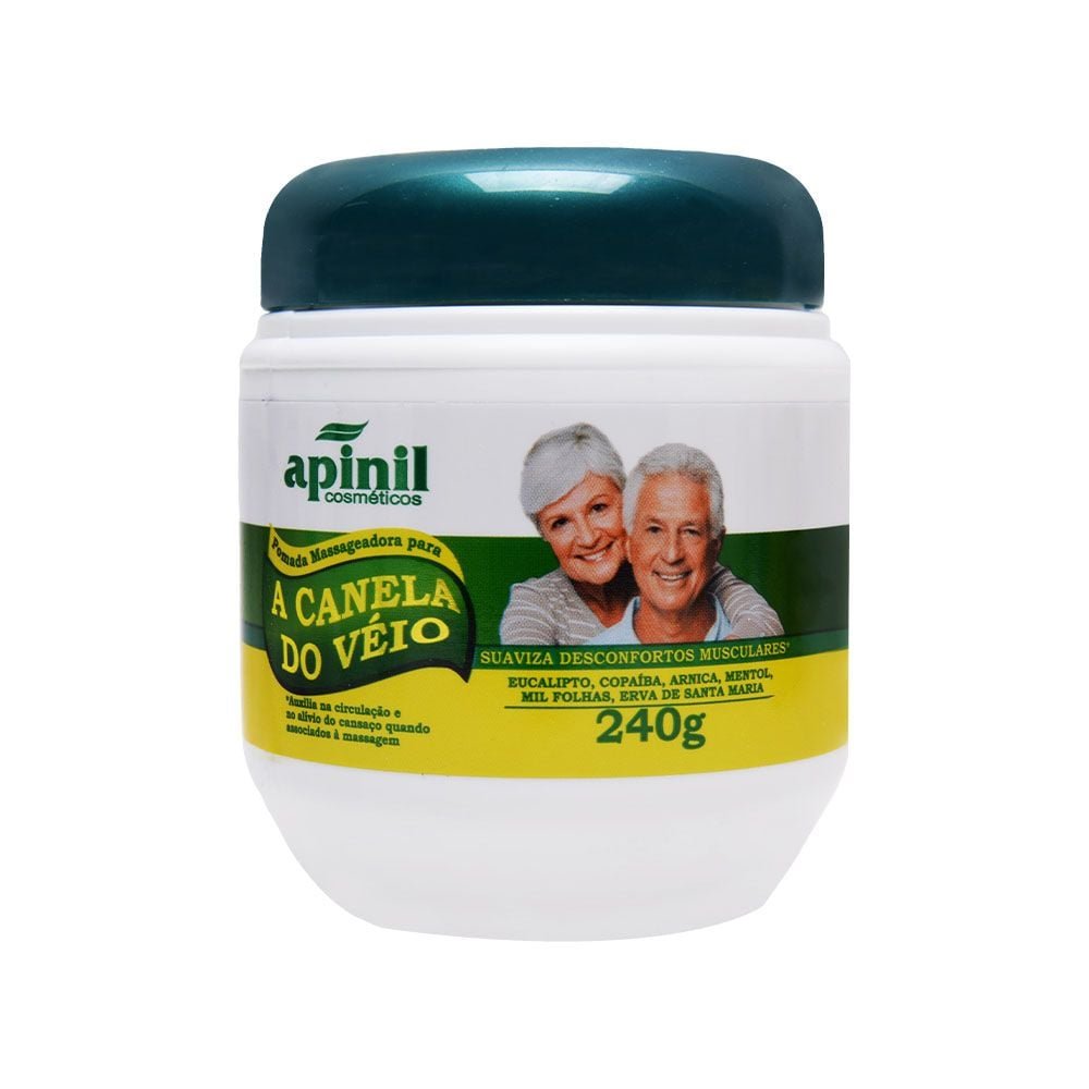 Canela Do Véio Pomada Massageadora 240g Apinil