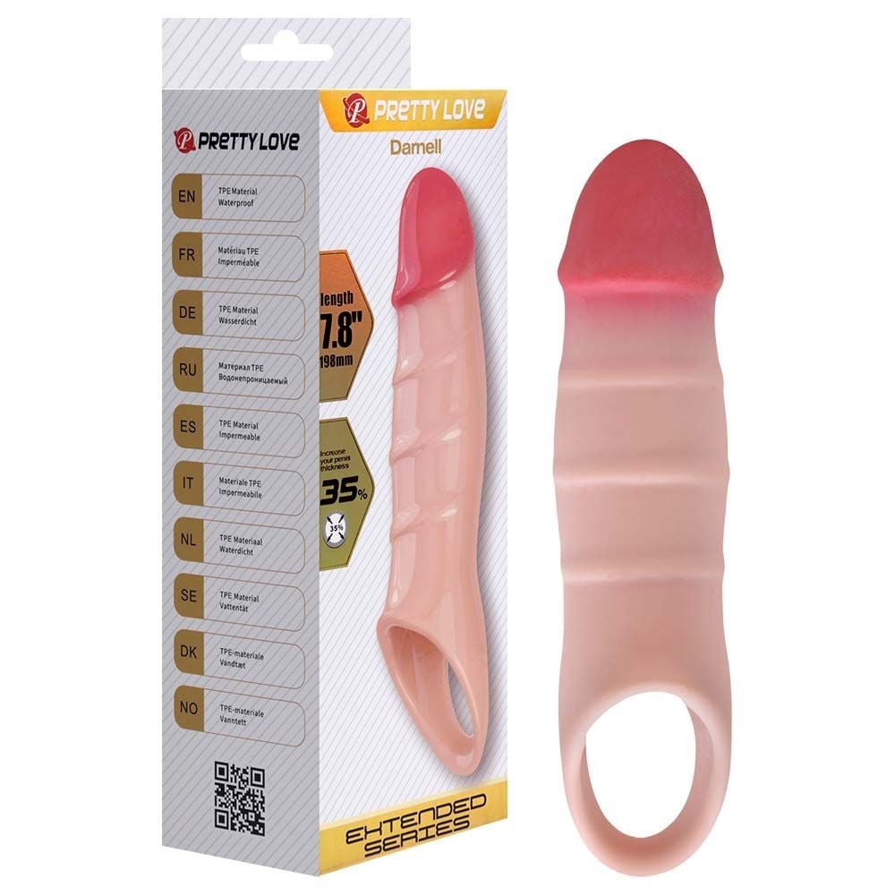 Capa Peniana Bege Veias Darnel Pretty Love Vipmix