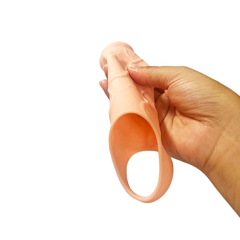 Capa Peniana com Anel de Silicone - 18,0 x 4,0cm