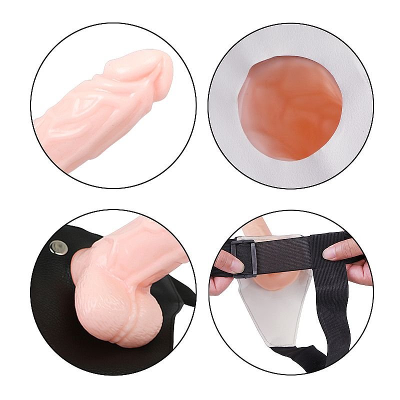Capa Peniana com Cinta - 15,0 X 4,0 - Wear Pênis - Marrom