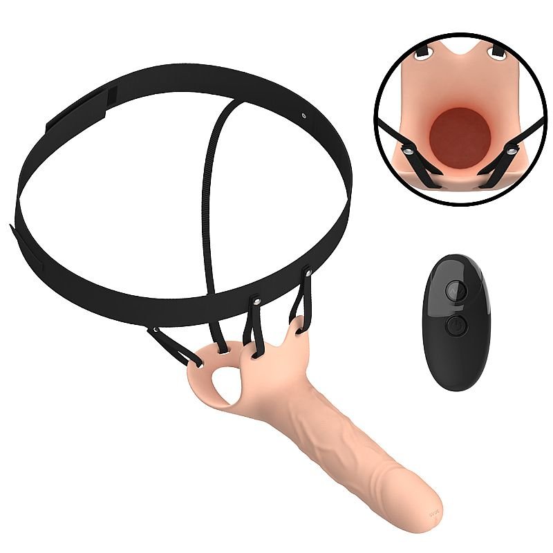 Capa Peniana com Cinta e Vibrador