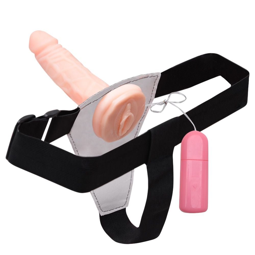 Capa Peniana Com Cinta E Vibro 17,5 X 4cm Vipmix