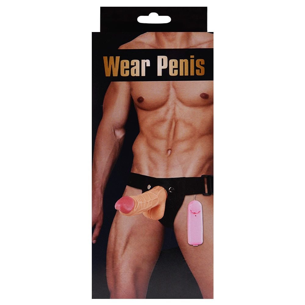 Capa Peniana Com Cinta Vibrador 17,5 X 4cm Vipmix