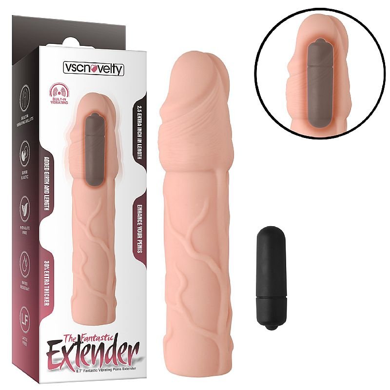 Capa Peniana com Vibrador 17,0x3,5 - VSCN VELTY