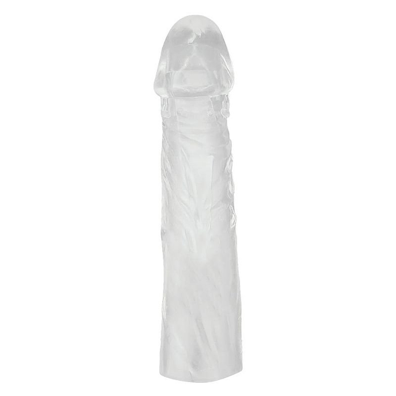 Capa Peniana em Gel - Pênis Maior - Super Flexível - 14cm - Transparente