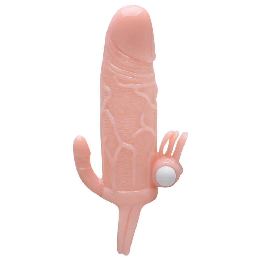 Capa Peniana Extensor De 4cm Com Anel Brave Man Vipmix