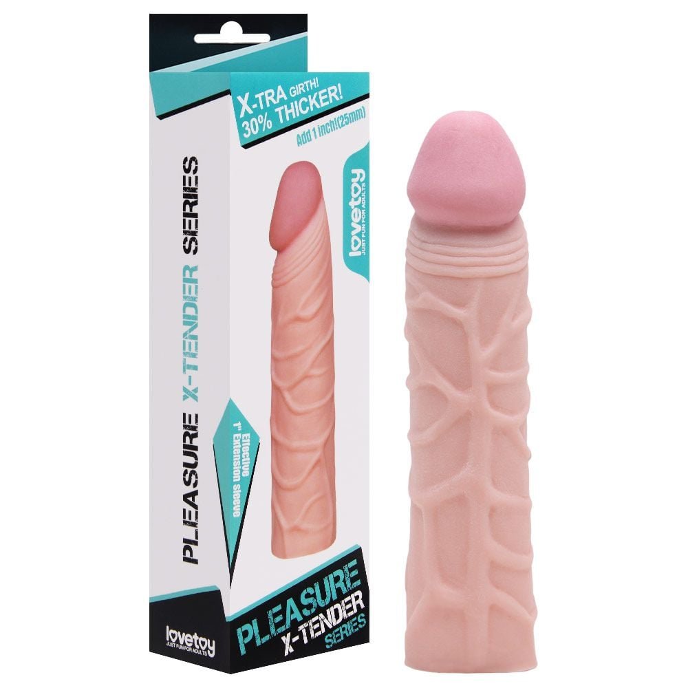 Capa Peniana Extensora 17cm Lovetoy X-tra Vipmix