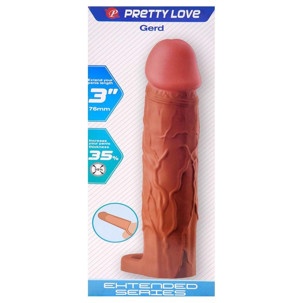 Capa Peniana Gerd 19,5 X 4cm Pretty Love Sexy Import