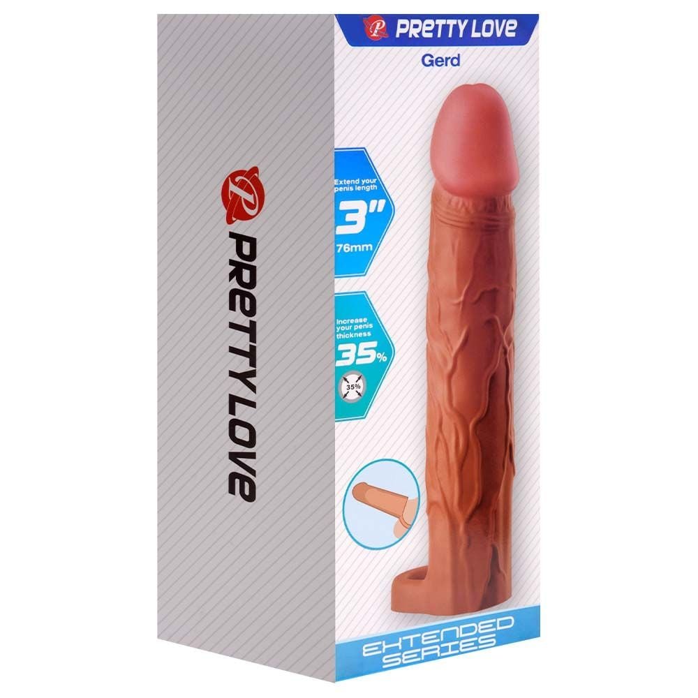Capa Peniana Gerd 19,5 X 4cm Pretty Love Sexy Import