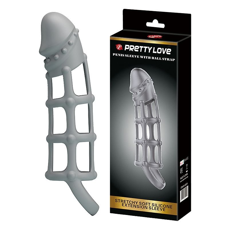 Capa Peniana - Penis Sleeve With Ball Strap - Pretty Love