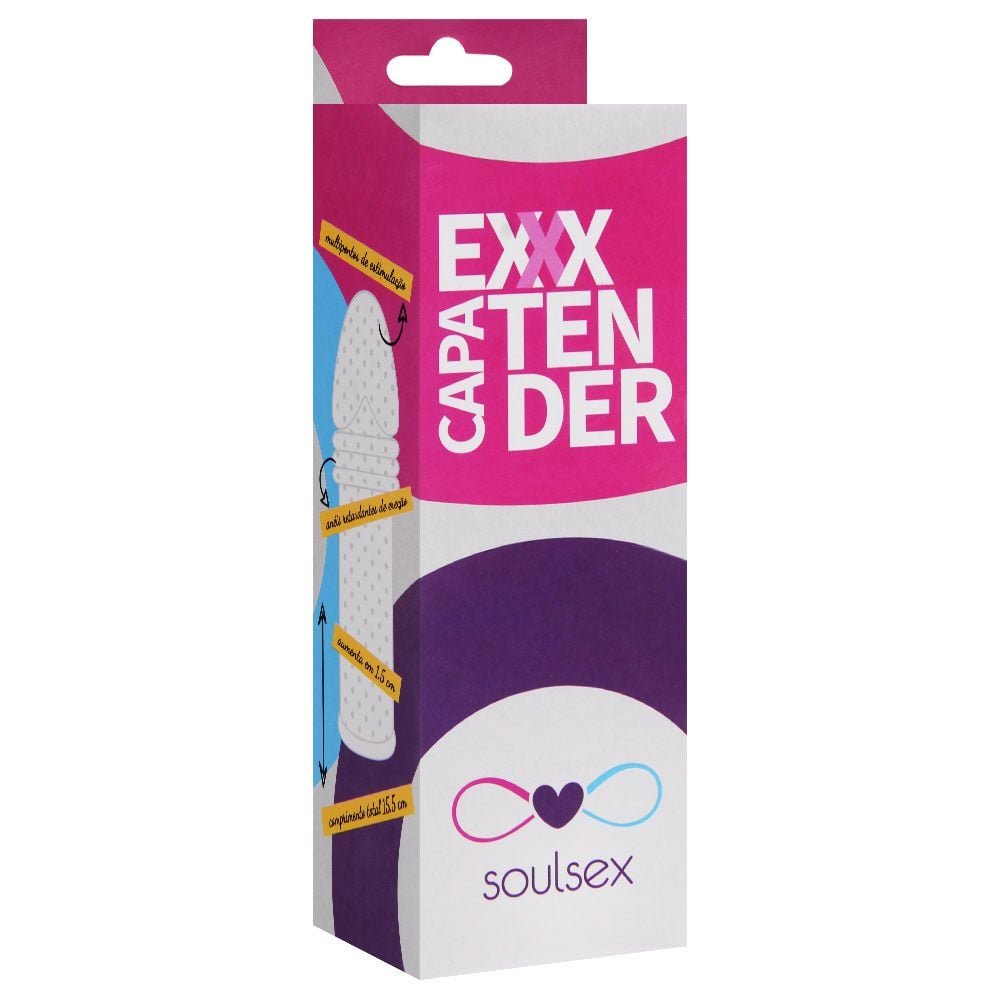Capa Peniana Silicone Colors 15cm Soulsex