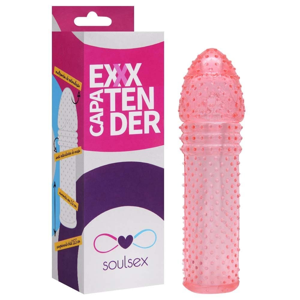 Capa Peniana Silicone Colors 15cm Soulsex