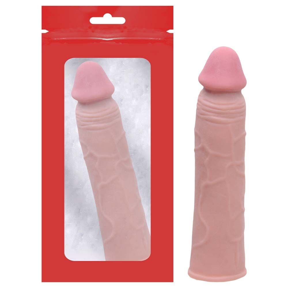 Capa Peniana Texturada 16 X 3,3cm Sexy Import