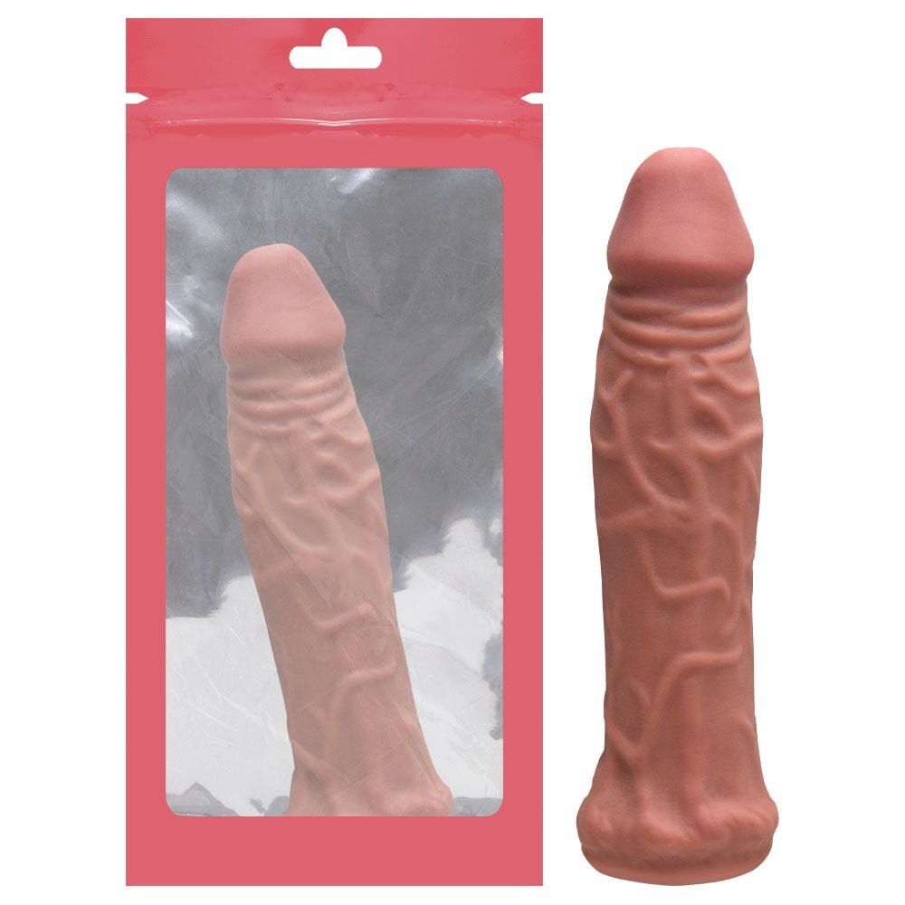 Capa Peniana Texturada 16,5 X 3,3cm Sexy Import