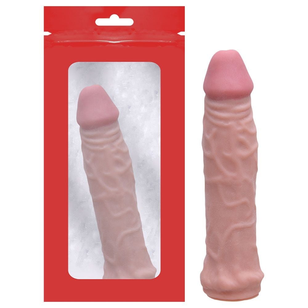 Capa Peniana Texturada 16,5 X 3,3cm Sexy Import