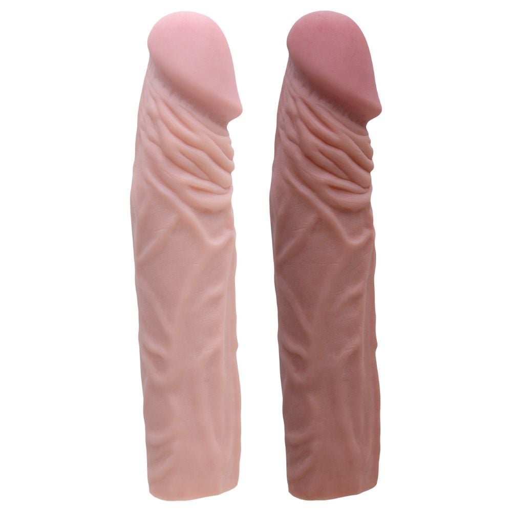Capa Peniana Texturada 19 X 3,8cm Sexy Import
