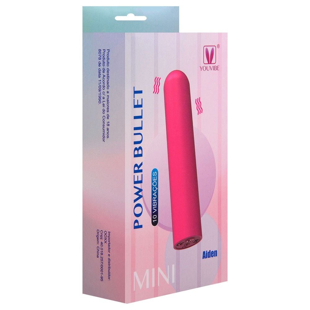 Cápsula Power Bullet 10 Modos Aiden Youvibe Vipmix