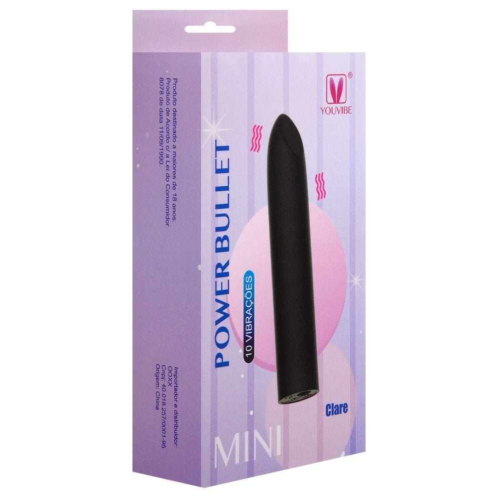 Cápsula Power Bullet 10 Modos Clare Youvibe Vipmix