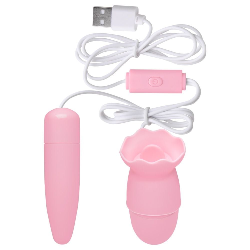 Cápsula Vibratória Língua Usb 12 Modos Lilo Vipmix
