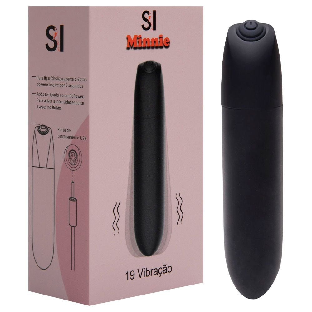 Cápsula Vibratória Recarregável 19 Modos Sexy Import