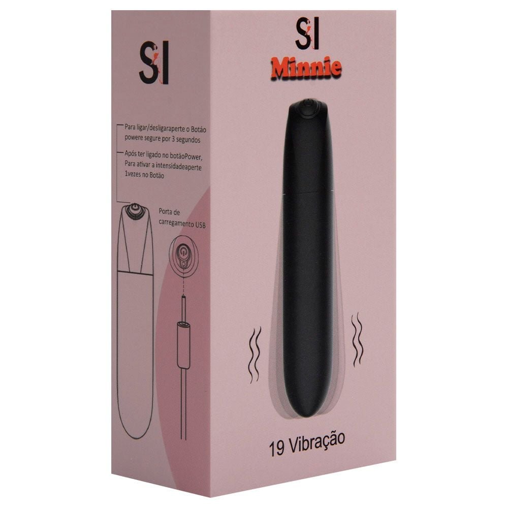 Cápsula Vibratória Recarregável 19 Modos Sexy Import