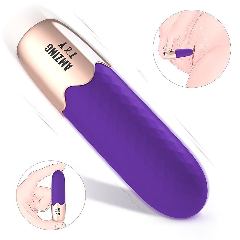 Cápsula Vibratória Recarregável - Candice - S-Hande - Roxo