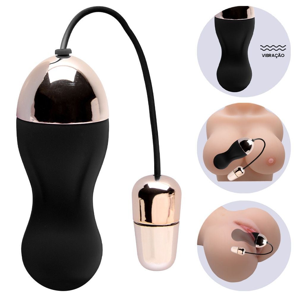 Cápsula Vibratória Recarregável Wireless Egg Wee Vipmix