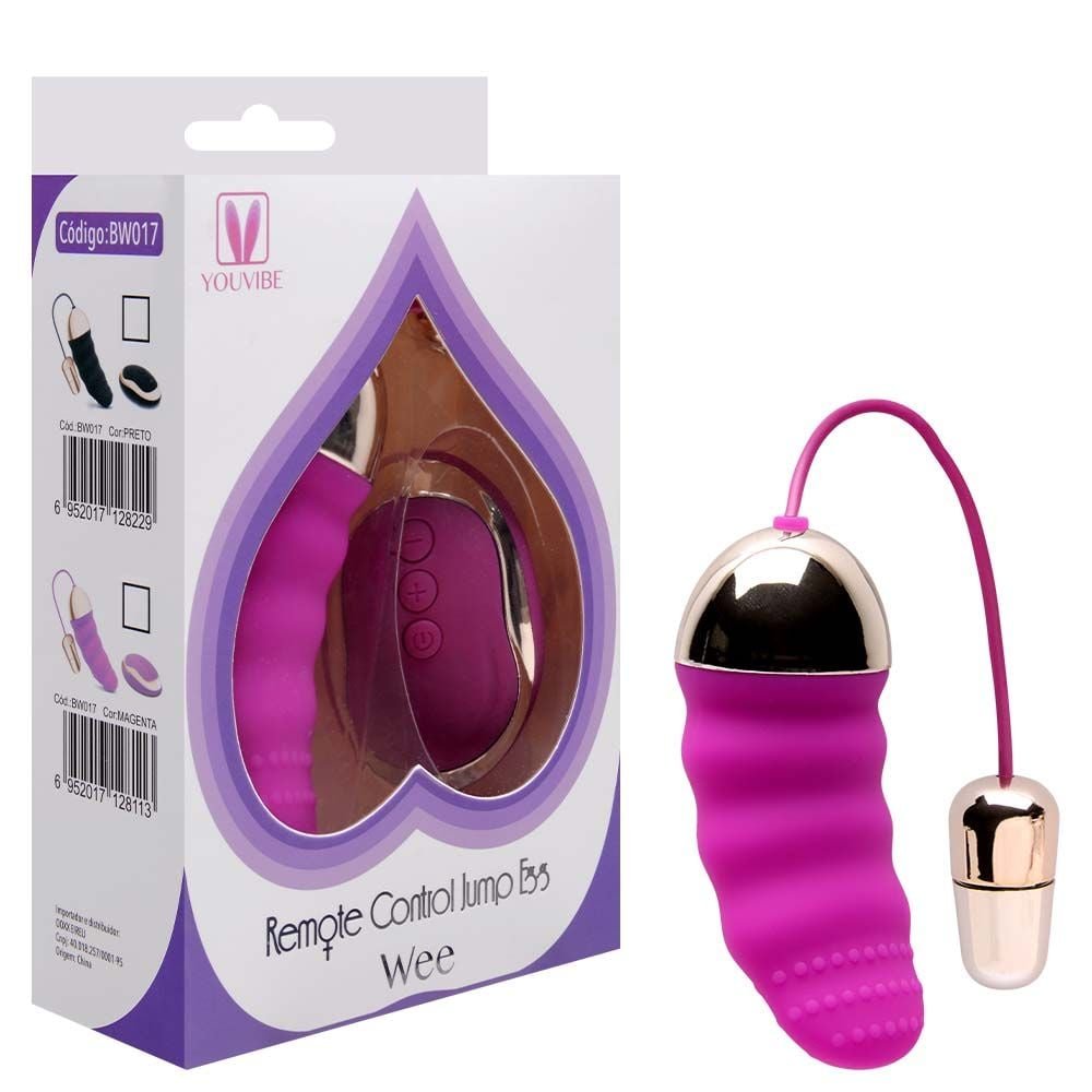 Cápsula Vibratória Texturizada Wireless Egg Wee Vipmix