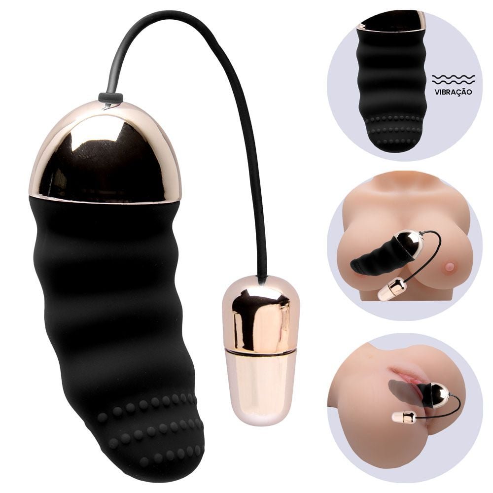 Cápsula Vibratória Texturizada Wireless Egg Wee Vipmix