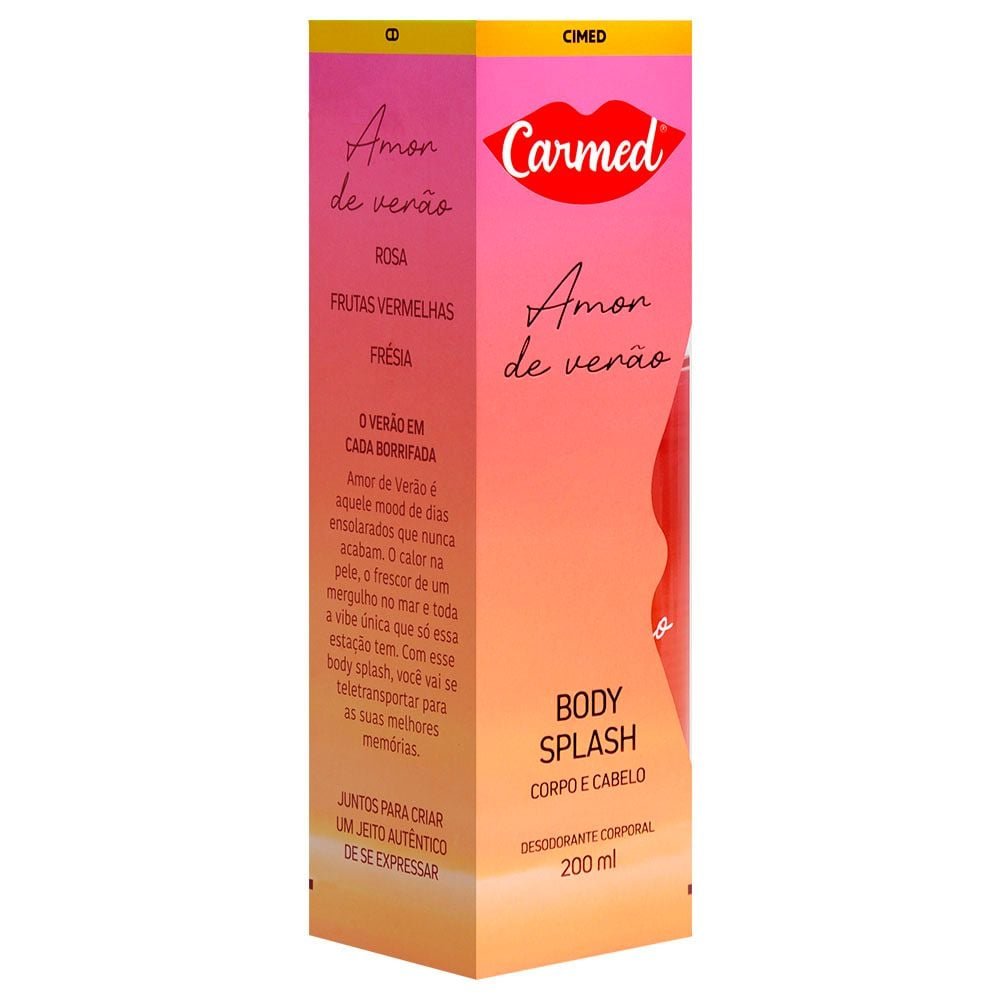Carmed Body Splash Amor De Verão 200ml Cimed
