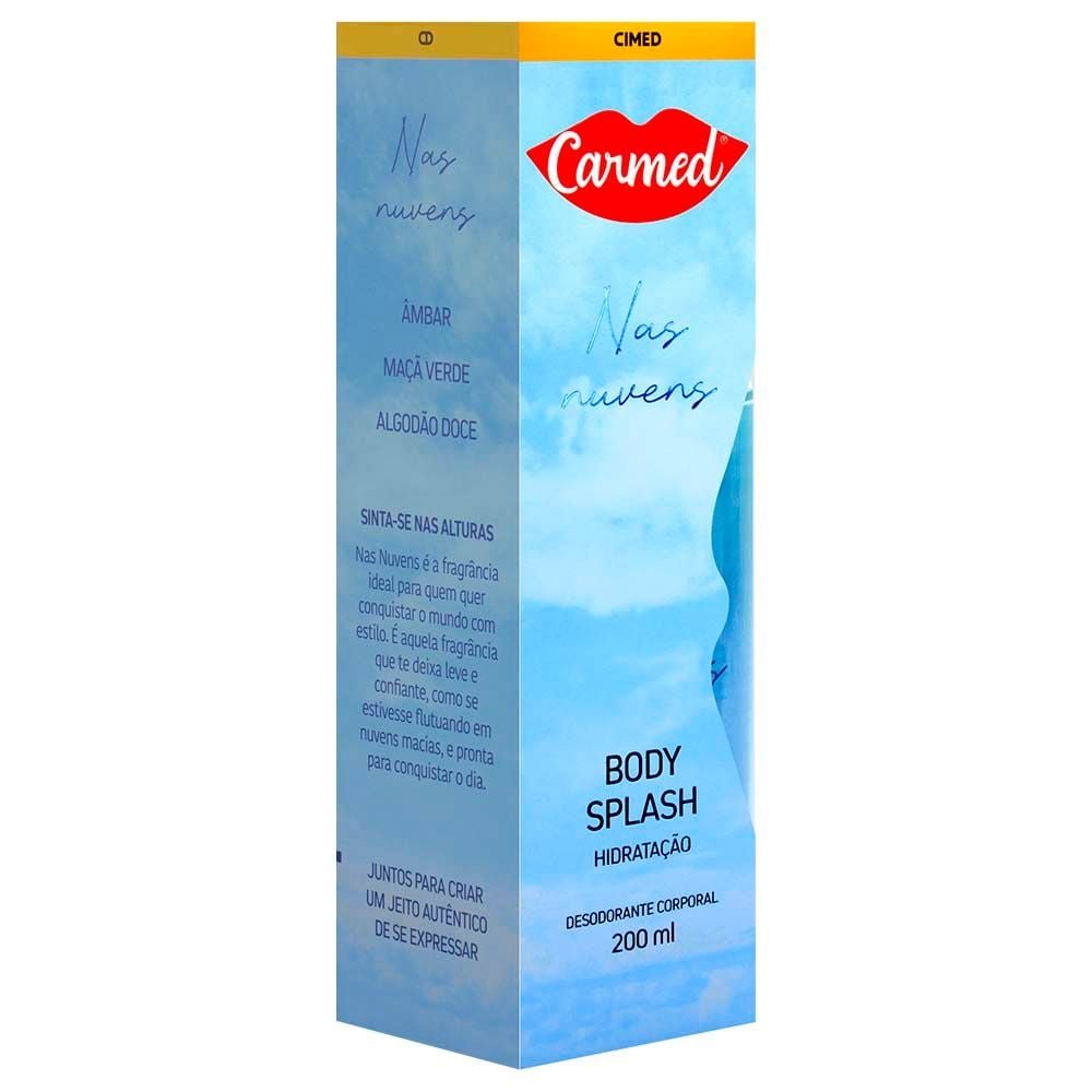 Carmed Body Splash Nas Nuvens 200ml Cimed