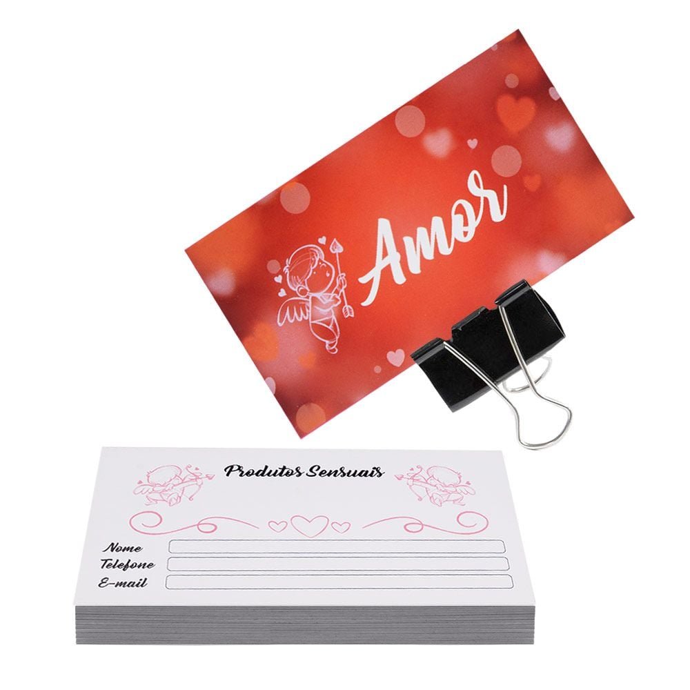 Cartão De Visita Anjo Amor 50 Unidades Gtoys