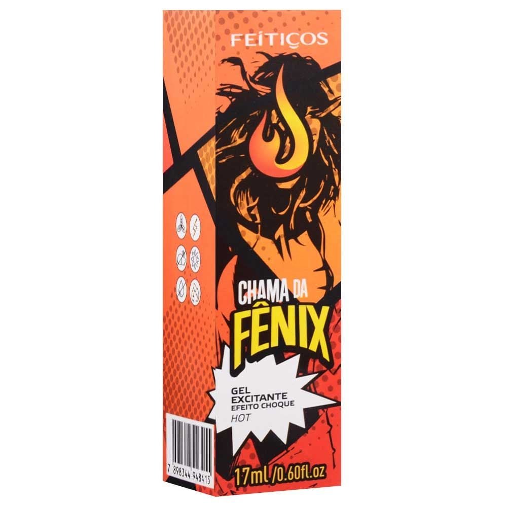 Chama Da Fênix Excitante Hot Choque 17ml Feitiços